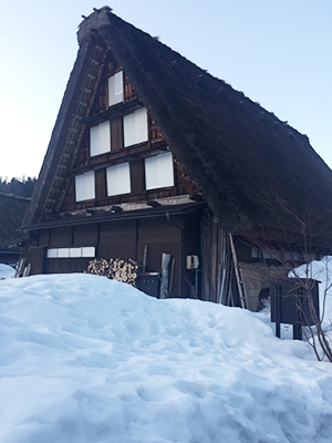 合掌造りの家です 合掌造りの家です