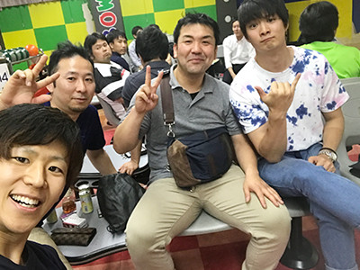 職場の同僚と参加しました 職場の同僚と参加しました