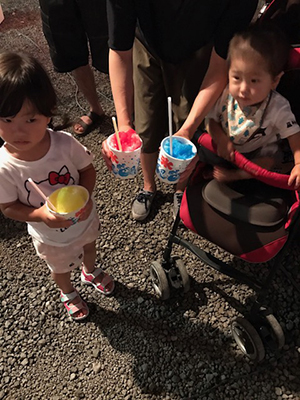 夏はやっぱりかき氷! 夏はやっぱりかき氷!