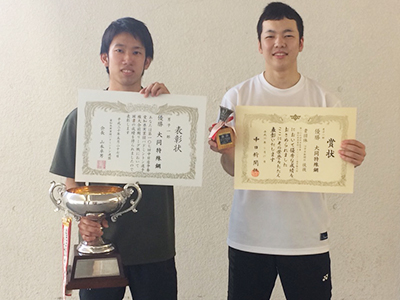「優勝しました!」 「優勝しました!」