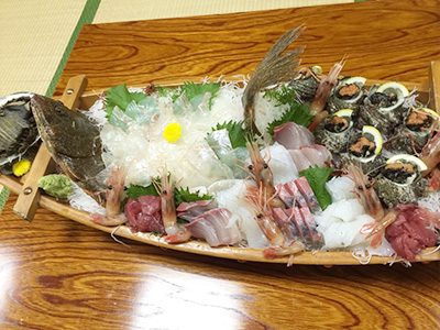 海鮮料理が盛りだくさん! 海鮮料理が盛りだくさん!