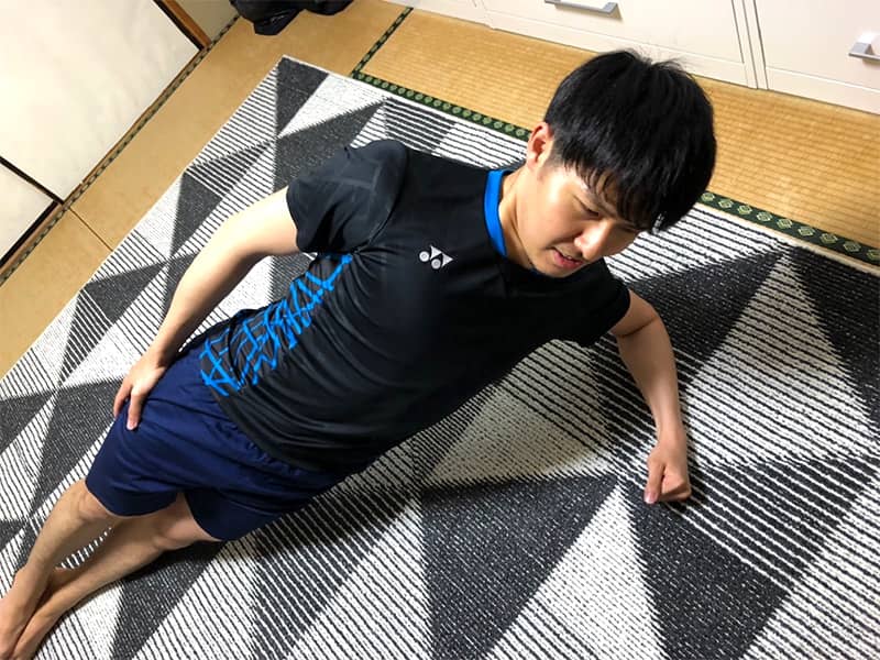 体幹トレーニングにも取り組んでいます 体幹トレーニングにも取り組んでいます