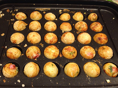 キムチ、明太子入りたこ焼き キムチ、明太子入りたこ焼き
