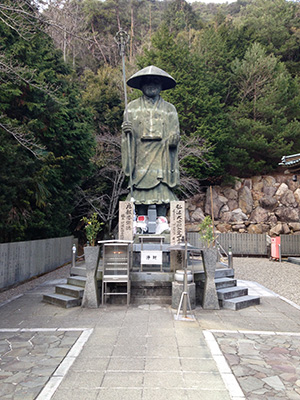 大窪寺で見た空海の像! 大窪寺で見た空海の像!
