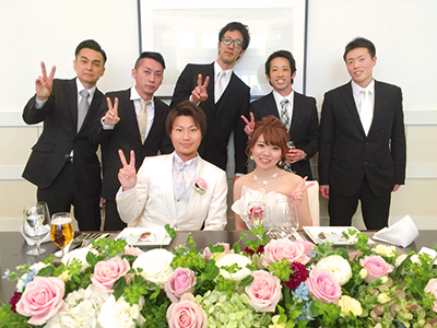 先輩の結婚式にご招待いただきました 先輩の結婚式にご招待いただきました