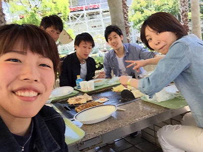 お昼は自分たちで調理して食べました! お昼は自分たちで調理して食べました!