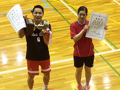 優勝しました! 優勝しました!