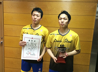 ダブルス優勝