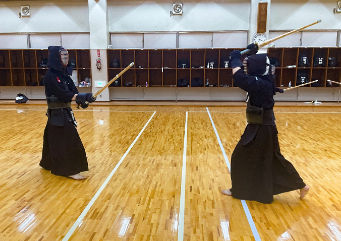 練習の様子の写真