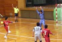 7mスローを2本セーブしチームに流れを呼ぶ 荻田選手