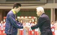 最優秀監督に選ばれた清水監督 