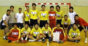 試合後の集合写真