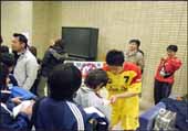 大人気の地元出身 地引選手