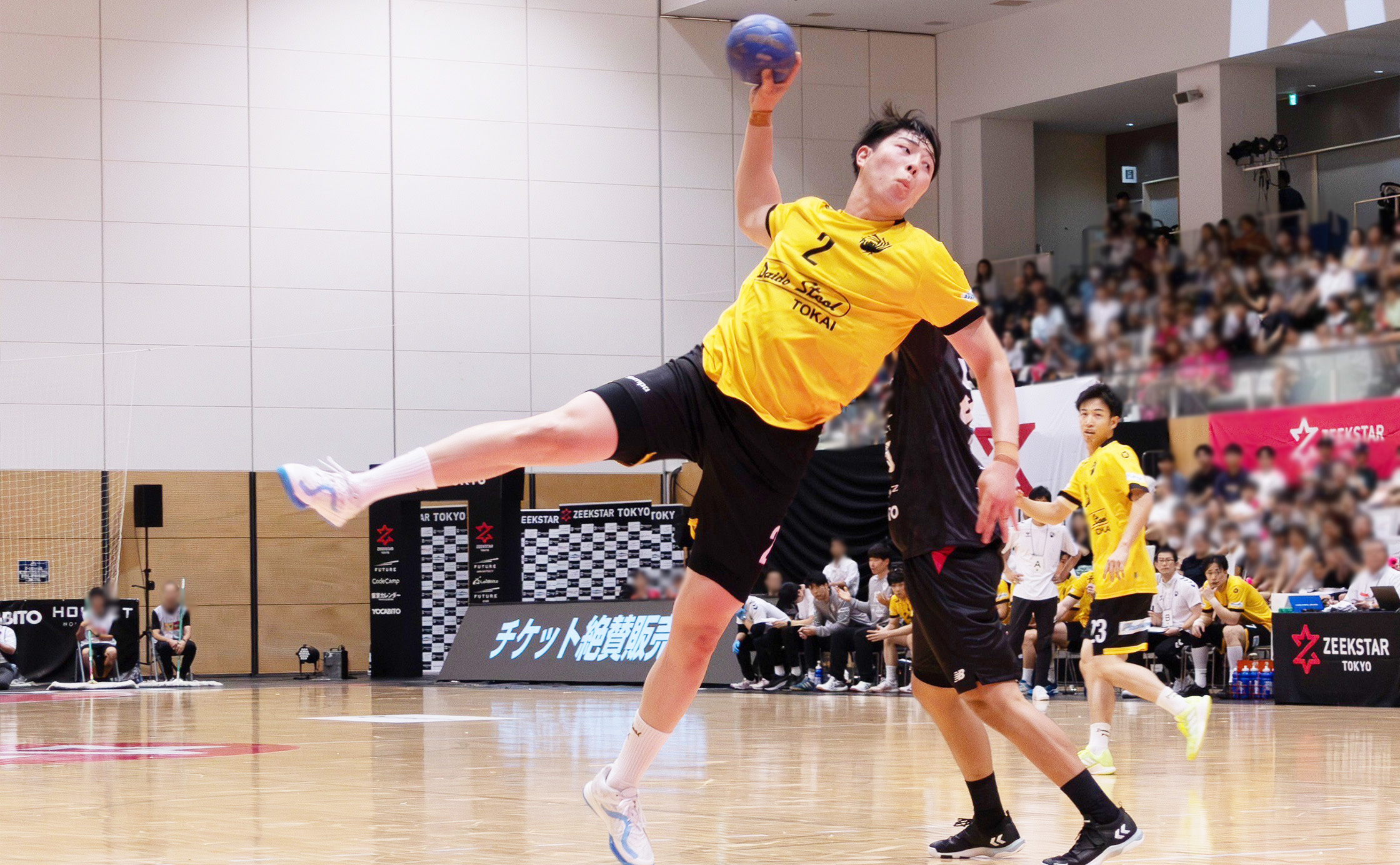 力強いポストプレーが光った田代選手 力強いポストプレーが光った田代選手