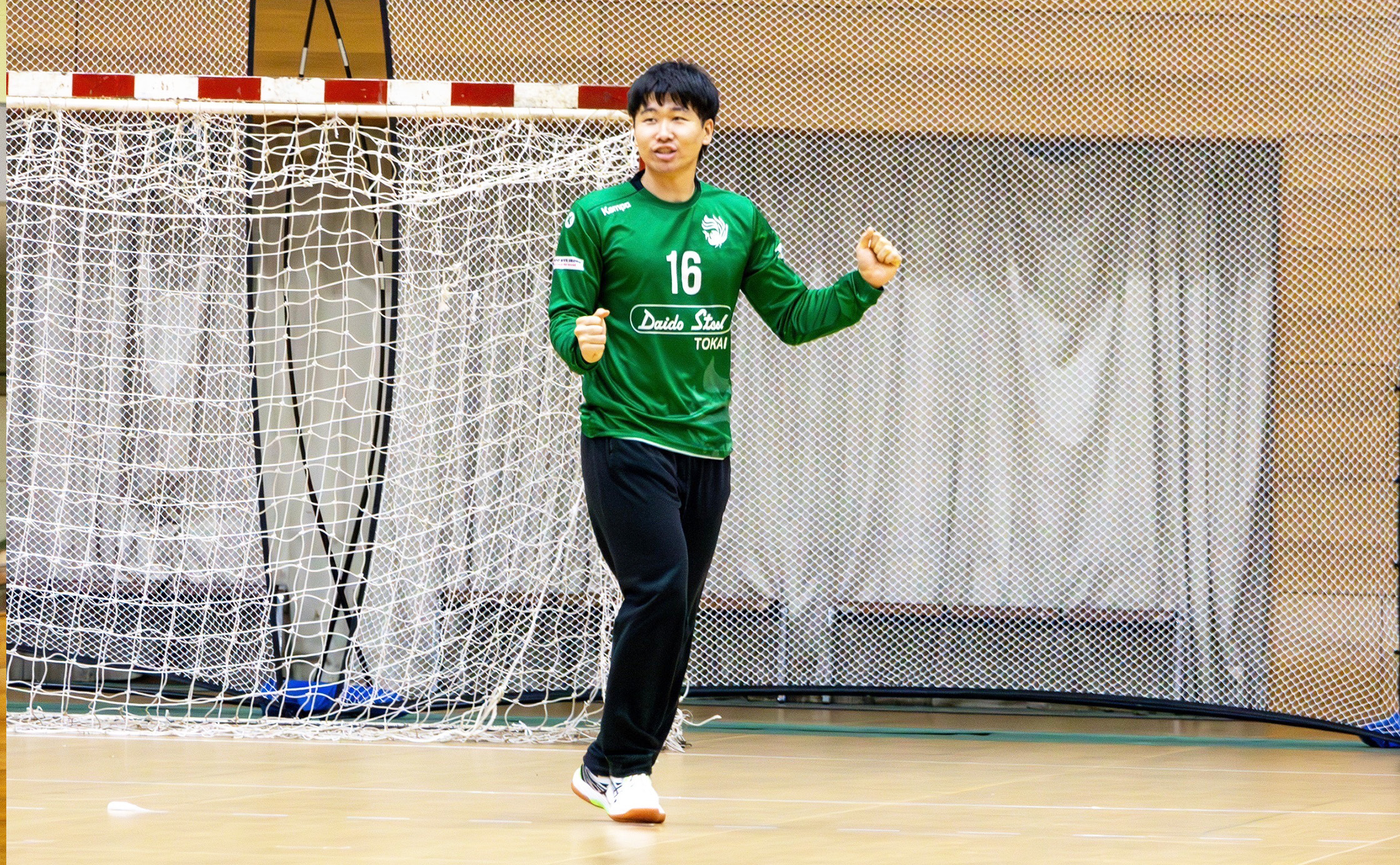 好セーブを連発した堀田選手 好セーブを連発した堀田選手