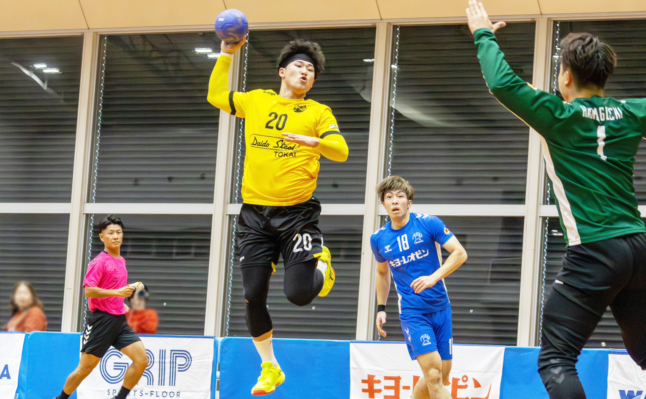 最多6得点を決め勝利に貢献した可児選手 最多6得点を決め勝利に貢献した可児選手