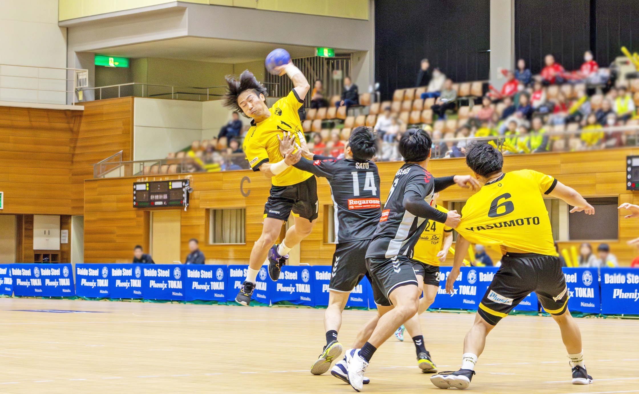 4得点の活躍を見せた河原選手 4得点の活躍を見せた河原選手