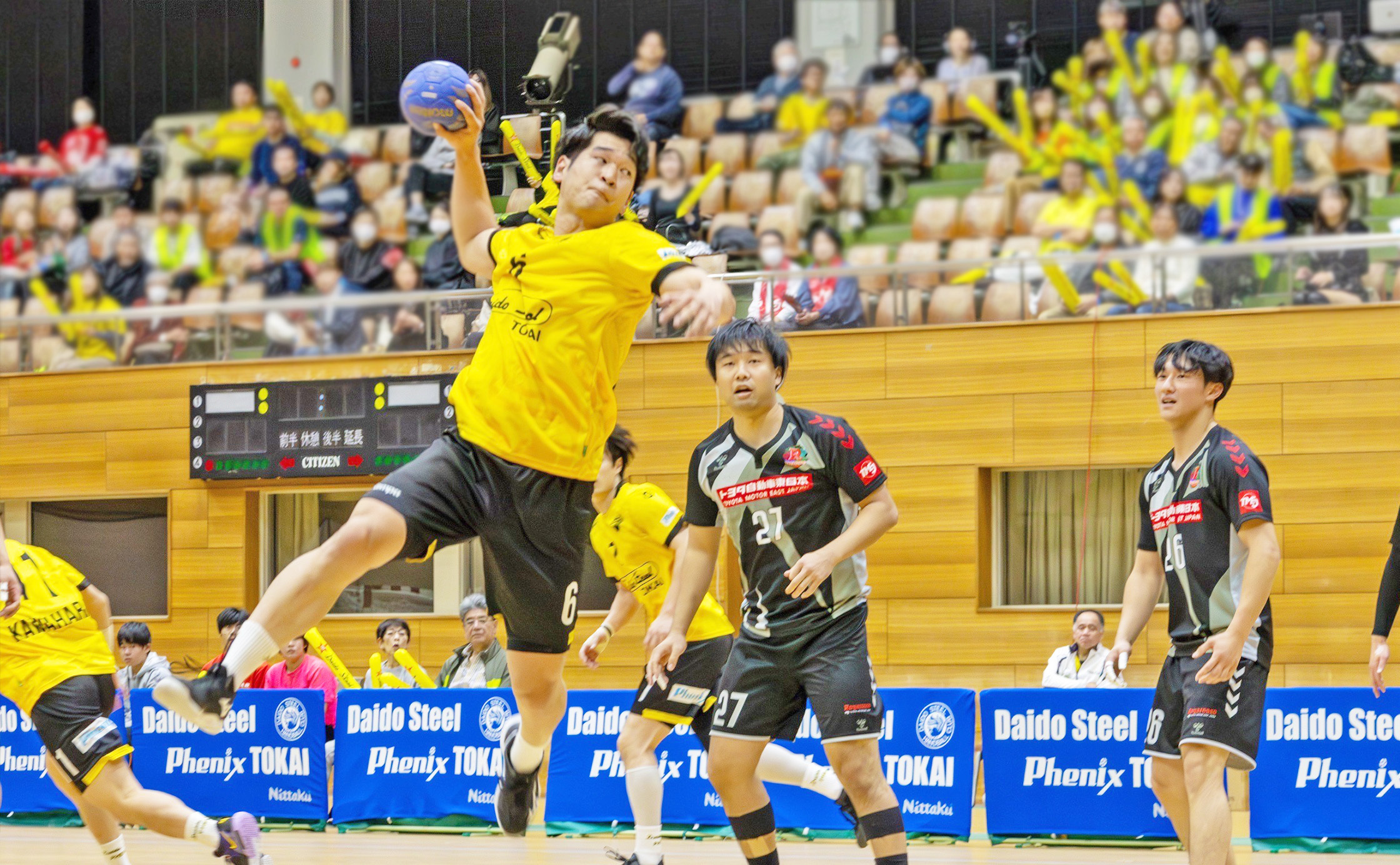 2得点を決めた康本選手 2得点を決めた康本選手