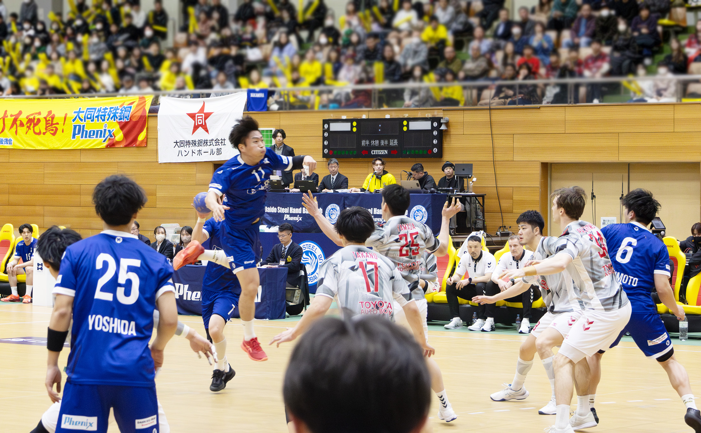 チーム最多の6得点を決めた河原選手 チーム最多の6得点を決めた河原選手