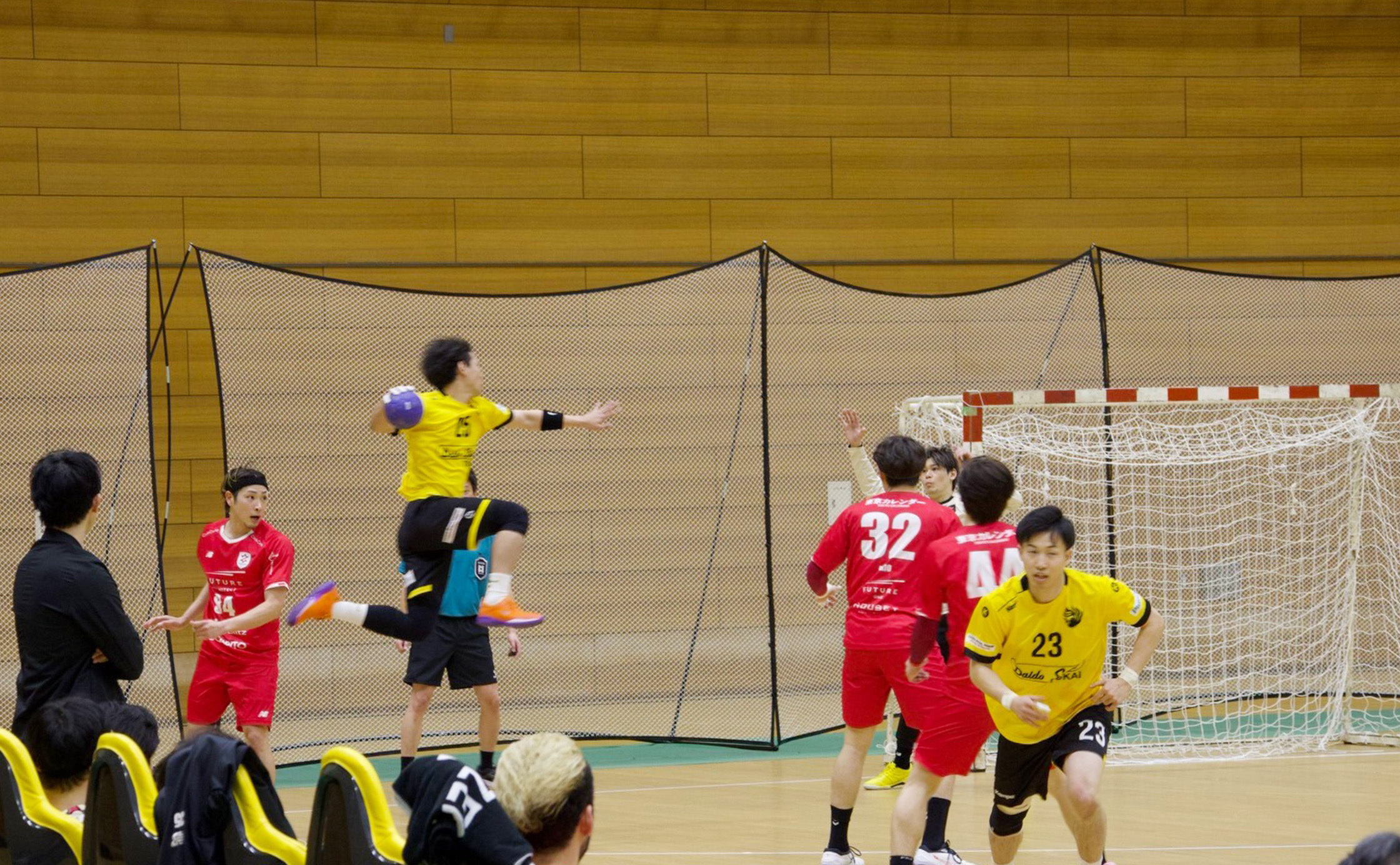 高確率でシュートを決めた吉田選手 高確率でシュートを決めた吉田選手