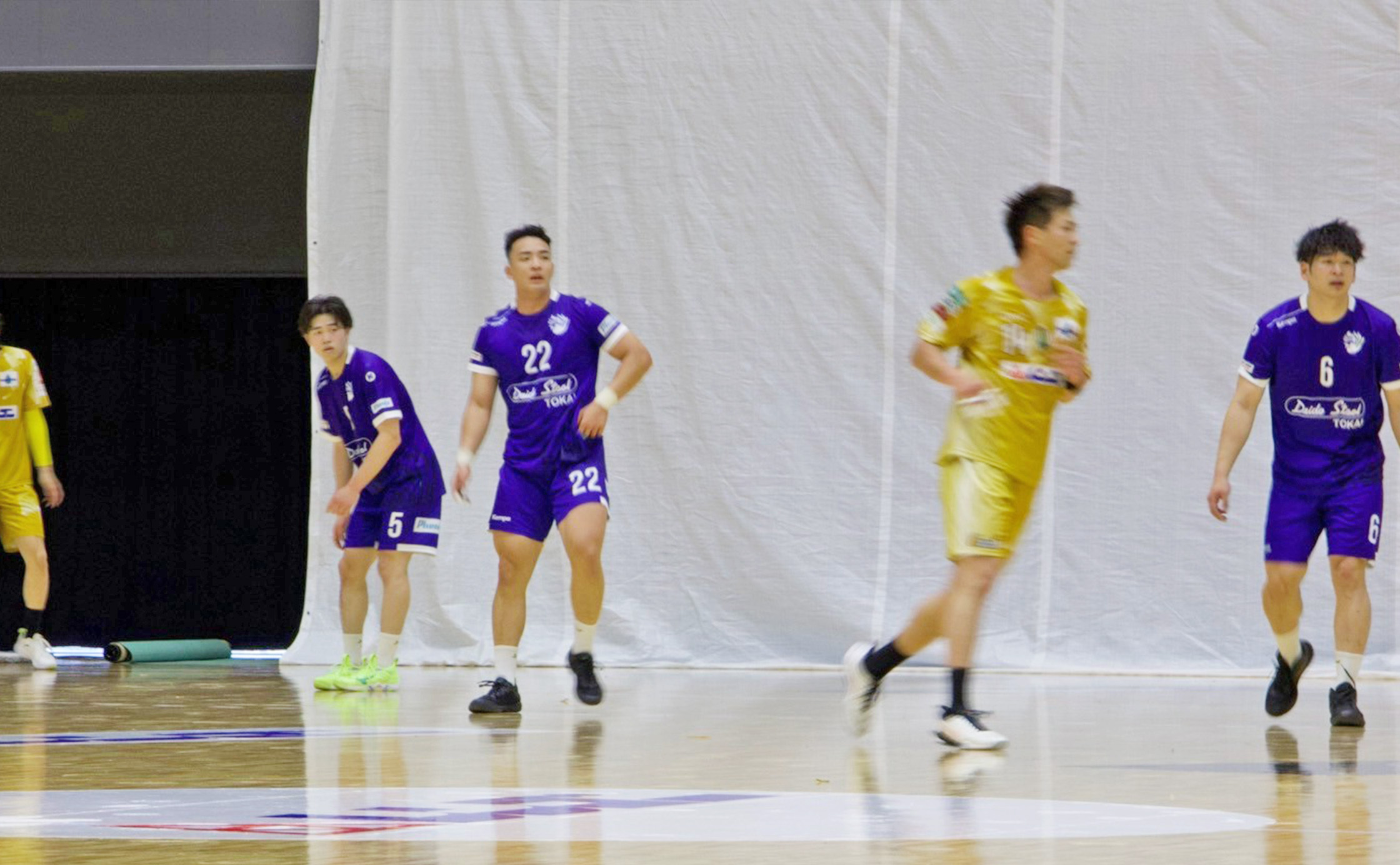 リーグH初得点を決めた田代選手 リーグH初得点を決めた田代選手