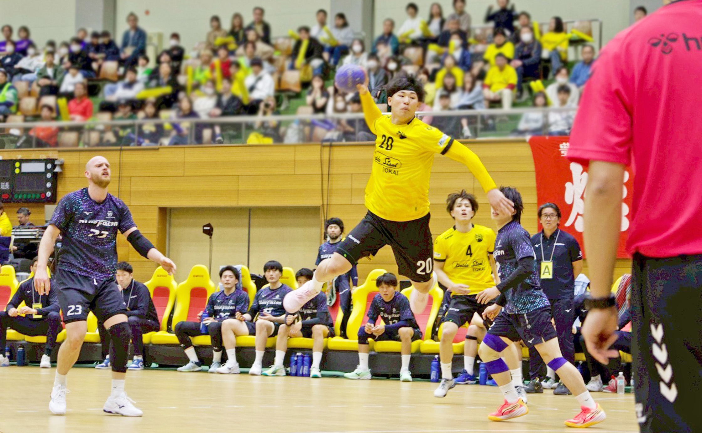 4得点の活躍を見せた可児選手