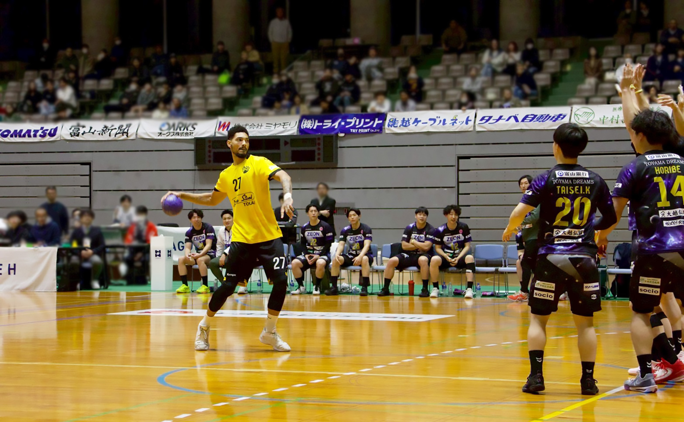 5得点の活躍を見せたスコット選手