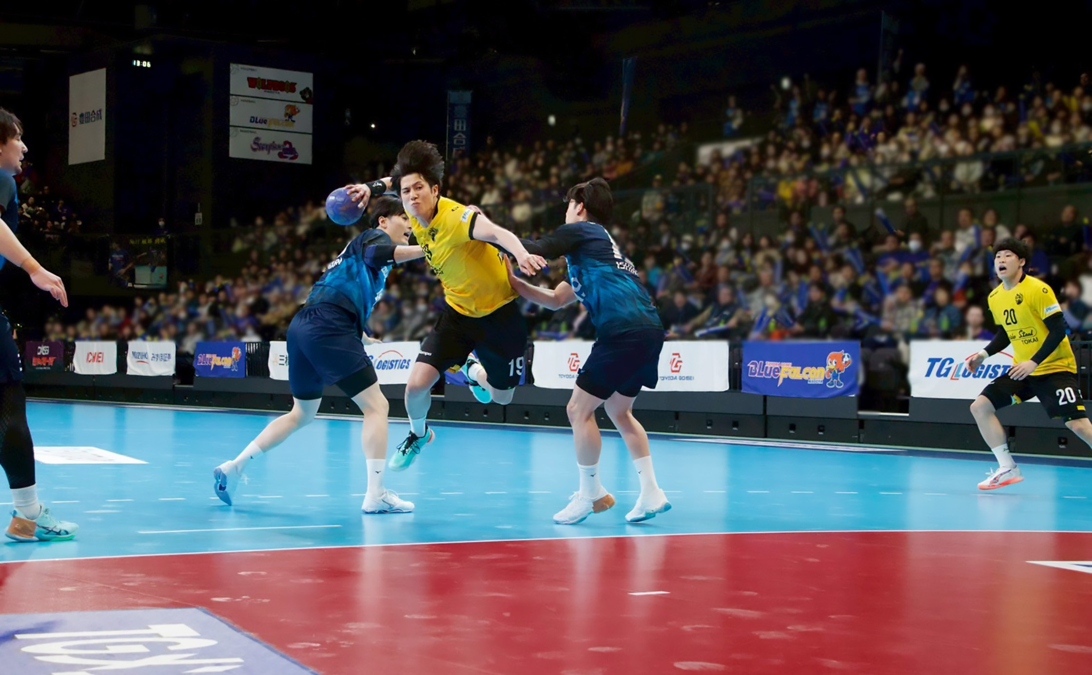 橘選手のサイドシュート