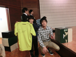 サイン入りTシャツ 当たったよ! サイン入りTシャツ 当たったよ!