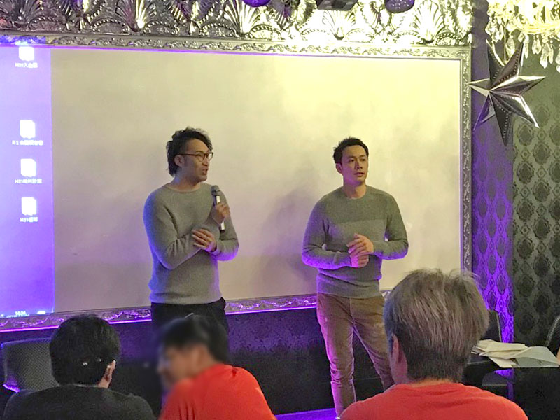 ゲストの岸川さんと千々波さん ゲストの岸川さんと千々波さん