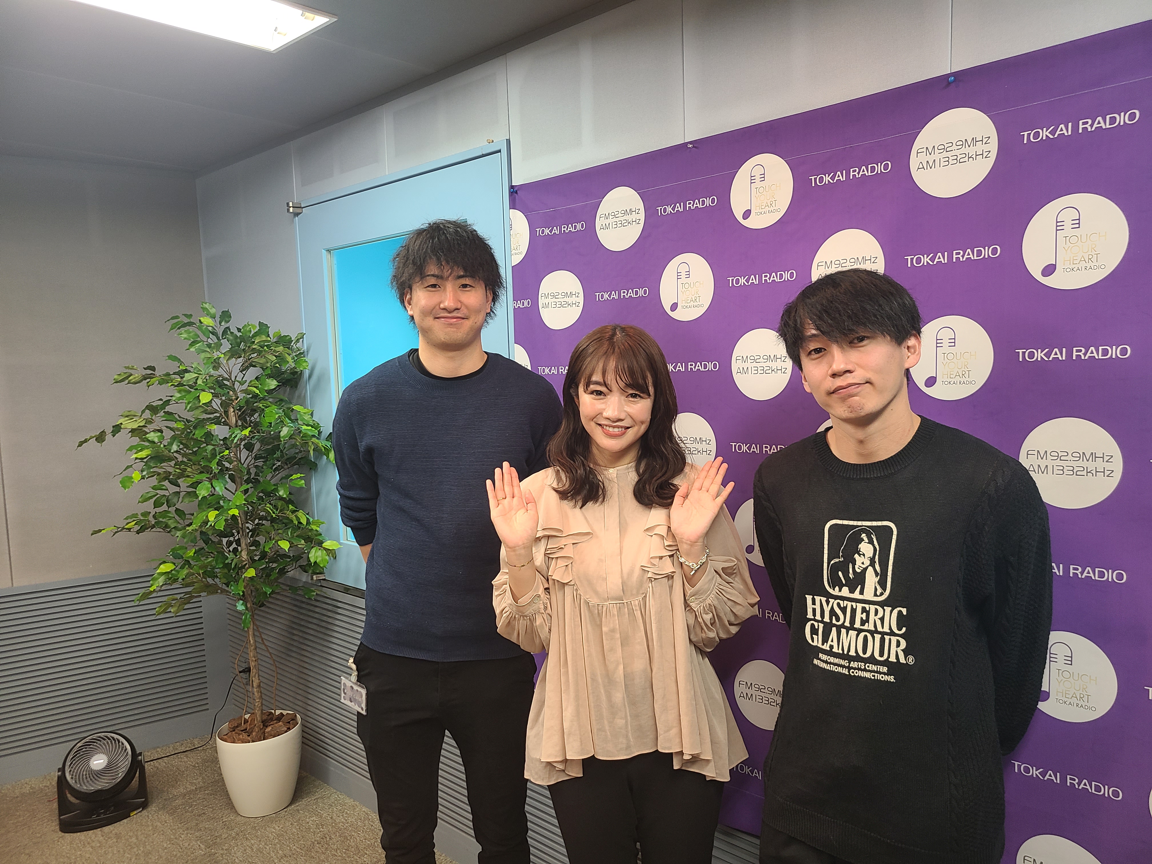 生放送終了後、川村様と一緒に