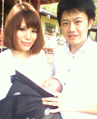 弟夫婦と颯真君です!! 弟夫婦と颯真君です!!