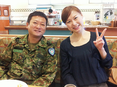 いつも応援してくれる兄と妹 いつも応援してくれる兄と妹