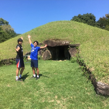 古墳からパワーをいただきました! 古墳からパワーをいただきました!