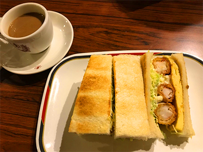 絶品エビカツサンド! 絶品エビカツサンド!