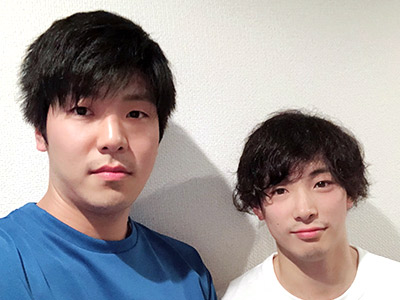 日体大コンビでチームを引っ張るぞ 日体大コンビでチームを引っ張るぞ