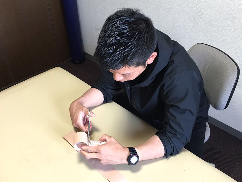 選手のサポートに抜け目なし! 選手のサポートに抜け目なし!