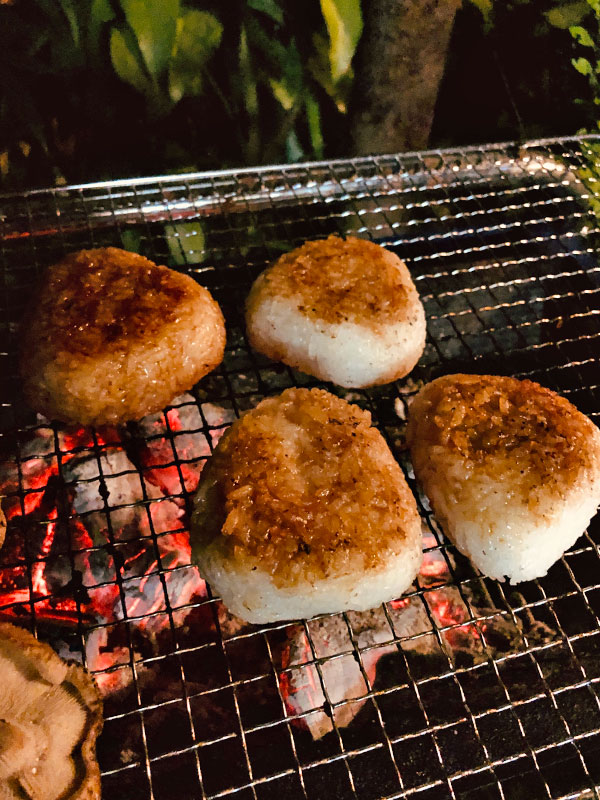 石橋お手製「焼きおにぎり」 石橋お手製「焼きおにぎり」
