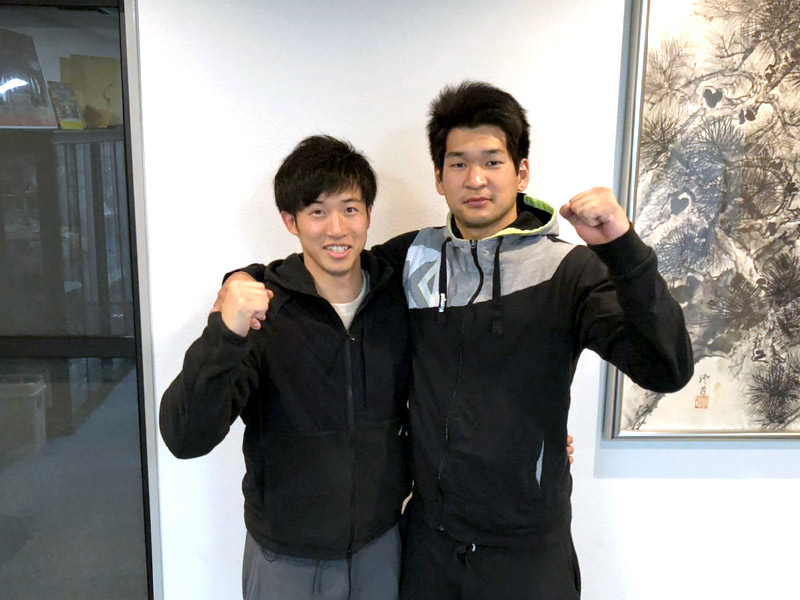 同期の小澤選手にエール!! 同期の小澤選手にエール!!