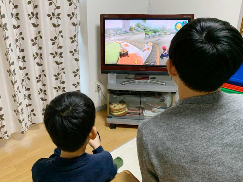 真剣勝負のゲームの様子 真剣勝負のゲームの様子