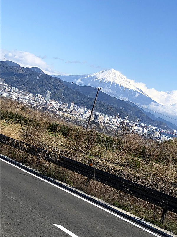 地元から見た富士山